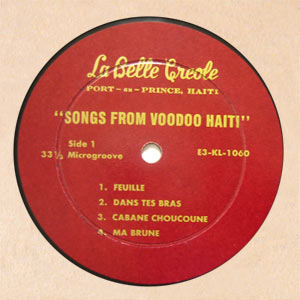 Songs from Voodoo Haiti
